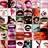 pixelated icons on the left, with a light blue background and pink text 'Kiss me!' on the right