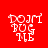 Four display 'DOJRI BUG ME' text in white pixelated font against red, dark red, black, and deep red backgrounds