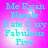 A static image with cyan text on a pink gradient background displaying names and "Fabulous Five" in a