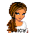A static contact sheet of a pixel art animated icon featuring a female character in gym attire with red star animations and text elements.