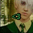 A pixelated image of a person in green and silver attire with text reading 'The Slytherin Prince' overlaid.