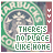 nine identical pixelated images featuring a Starbucks logo with the text "THERE'S NO PLACE LIKE HOME" overlaid, each showing slight color variations in the background and text