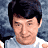 A 4-frame contact sheet of a pixelated animated icon featuring Jackie Chan in various poses with the text "Coolbuddy.com" on the right side.