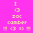 A static image with a bright pink background displays repeated text and symbols in yellow, with blue rectangular overlays on specific text elements.