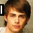 A four- shows a person with brown hair in various poses, each containing distinct text or symbols overlaid on the image