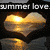 A split-screen animated icon with a heart-shaped sunset, beach scene, and skeletal hands holding a wine glass.