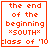 Four identical pixelated display red text on white background with a small heart symbol in the bottom-right corner of the rightmost