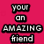 Four- with distinct colored backgrounds and text or character face, each containing pixelated black-and-white text on solid color