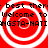 Red background with four white concentric circles arranged in a , overlaid with pixelated black text repeating 'best therr', 'Welcome to', and 'NGSTA-NATI'