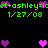 Green text and purple hearts on black background with repeated date stamps, showing two distinct heart arrangements in