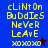 Pixelated yellow text on blue and dark purple backgrounds with a star symbol changing color between frames.