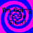 Four identical display a blue and pink spiral background with black text reading "I'm Going To Be SICK!" in each