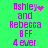 Green background with purple text reading "Ashley and Rebecca BFF 4 ever" and animated heart or starburst effects near "Ashley".