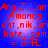 Red pixelated text on blue and purple gradient background, repeated in four identical quadrants with no visible animation changes.