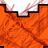 Animated sequence of orange pixelated text forming 'i love you' with additional 'go' and 'ops' elements on an orange background with white and red patterns.