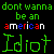 Pixelated green text on black background with red and blue accents, displaying repeated phrases and a large stylized word.