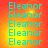 four identical displays repeated cyan text "Eleanor" on a gradient background shifting from orange to yellow, with no visible animation changes across observations