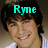 A person with dark hair and a striped shirt appears in four with changing text above their head