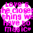 Two identical heart-shaped icons with pink text on white background, each displaying the phrase 'LOVE'S the closest thing we have to magic.'