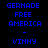 Blue pixelated text on black background arranged in two vertical with identical repeated phrases
