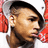 Pixelated image of a person wearing red headphones and white clothing, with text on red background reading "OMG my husband is ssoo amazingly".