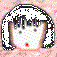 Four pixelated cartoon faces with gray or black hair, white skin, and red mouth shapes on a pink background.