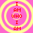 Four identical circular icons with yellow rings on pink background, each displaying red text "I AM WHO I AM" vertically centered.
