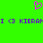 A bright green background features a pink pixelated heart symbol above purple text reading "I <3 KIERAMI <3 KIERAM".