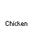 Pixel art chicken figures in yellow shirts perform various actions including standing, sitting, and interacting with speech bubbles containing 'SHIT...' and 'OY' on gray background.
