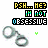 four and four shows identical pixel art icons with text above each icon, featuring handcuffs below the text