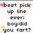 Pixelated text and heart symbols on a white background with yellow, pink, and purple accents.