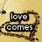 A four- shows a heart drawn in brown lines on a beige background, with text appearing sequentially