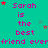 Cyan background with repeated pink text 'Sarah is the best friend ever' and scattered red/grey stars, partially cropped on right.
