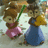 Two cartoon characters stand side-by-side on a light background with purple text reading "Brittany & Jeanette" and "are the BCFF girls.".