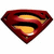 A red shield-shaped icon with a yellow 'S' symbol and black outline, rendered in pixelated style on white background.