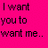 A static image with bright pink background displaying four lines of dark purple pixelated text arranged in two