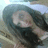 A person with long dark hair and light skin appears in three showing slight head movement against a blurred background
