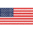 American flag on left, blue star background with 'ALL AMERICAN GIRL' text in black block letters on right within red border.
