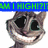 Pixelated cat face with wide eyes and open mouth, green text banner above reading 'AM I HIGH?!?' on blue background.