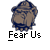 Two pixelated cartoon gorilla icons with text labels, displayed on a gray background in a contact sheet layout.