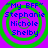 Four identical circular icons with green concentric rings on purple background display blue text reading "My BFF" Stephanie Nichole Shelby.