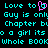 Pixelated cyan text on black background with a pink heart symbol replacing the 'o' in 'to' across multiple repeated lines.