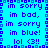 Pixelated blue background with repeated dark blue text phrases and a central pixelated pattern.
