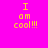 Four identical pixelated text displays on bright pink background with purple bars shifting position across frames.