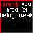 A 5x5 contact sheet of animated frames from a pixel art buddy icon featuring red and white text on black background with small red graphical elements, showing sequential changes in text color and additional symbols.