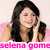 Pixelated image of a person with long dark hair resting their head on one hand, wearing light-colored clothing against a pink background.