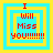 Four identical pixelated frames display red text "I Will Miss you!!!!!!!" on a cyan background with yellow borders.