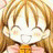 A 48x48 pixel buddy icon featuring a cartoon anime girl with blonde hair and closed eyes on the left, paired with text reading "Anime IM" and "COM" on a black background to the right.