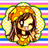 A pixelated anime-style character with orange hair and a yellow top against rainbow stripes, next to "Anime IM" text on black background.