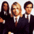 A contact sheet of seven animated frames showing a Nirvana-themed buddy icon with band photos and smiley logos on black backgrounds.